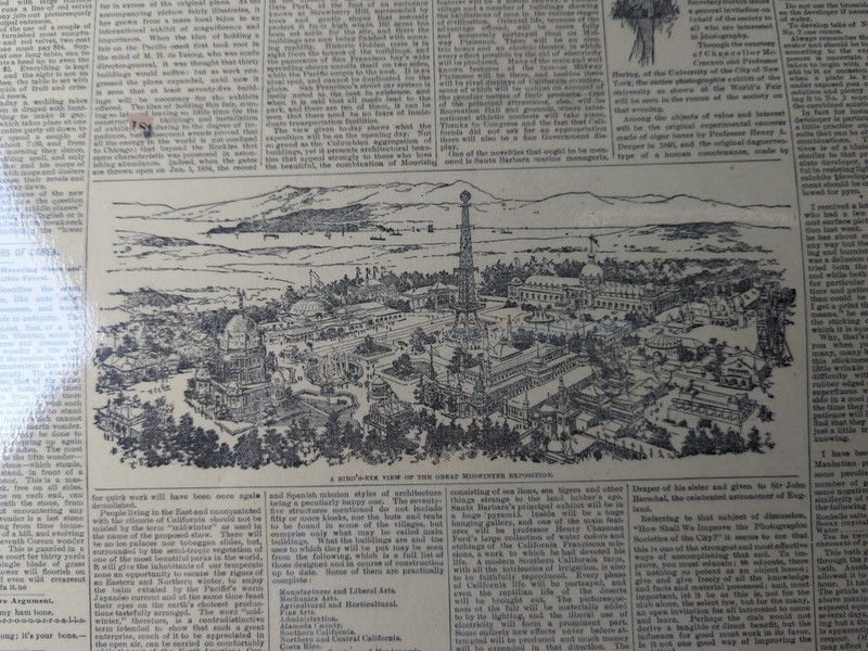 DEC 17, 1893 NEWSPAPER PAGE #1668- THE CALIFORNIAN FAIR, SAN FRANCISCO 