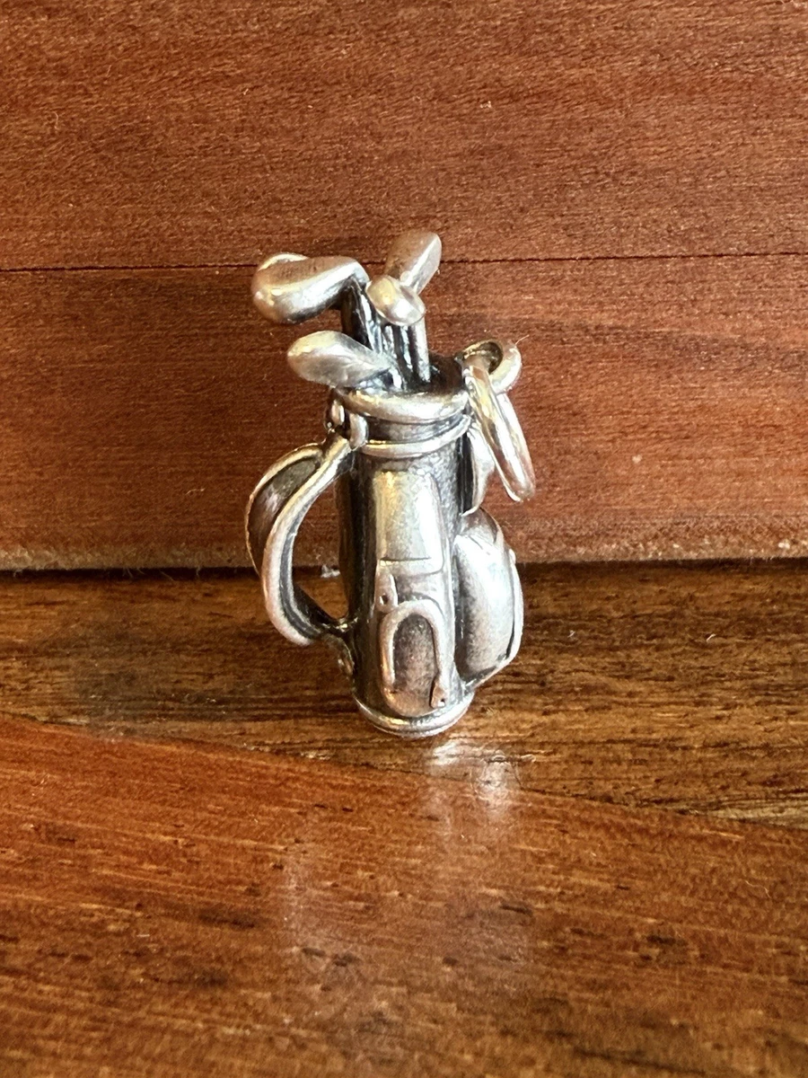 James Avery 3D Golfbag-Anhänger, Sterlingsilber - ZURÜCKGENOMMEN