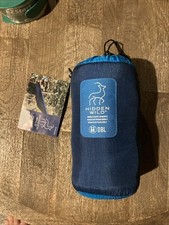 Hidden Wild Double Travel Hammock with Carry Bag, Blue 