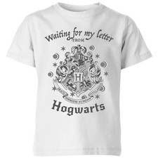 Image of Harry Potter Waiting For My Letter From Hogwarts Tee Kids | Official | White