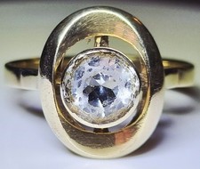 ***WUNDERSCHÖN*** Ring Gelb Gold 333 8k Inkl. Etui 3 Gramm ***SOLITÄR***