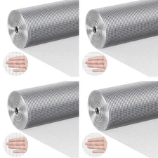 Hardware Cloth 1/4" 36/48inx100/50ft 23 Ga Wire Mesh Roll Chicken Fencing