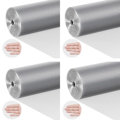 Hardware Cloth 1/4'' 36/48inx100/50ft 23 Ga Wire Mesh Roll Chicken Fencing