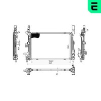 ERA MotorküHler WasserküHler 673588 FüR Ford Transit Connect V408 Tourneo Focus