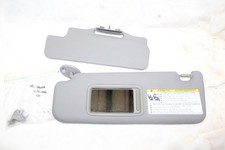 03-09 Toyota 4 Four Runner Sunvisor W Sun Visor Clip Gray Vinyl Dual Blade Lh