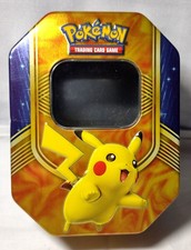Pokemon TCG Tin (2016) featuring PIKACHU-EX : Battle Heart Tin Series - TIN ONLY