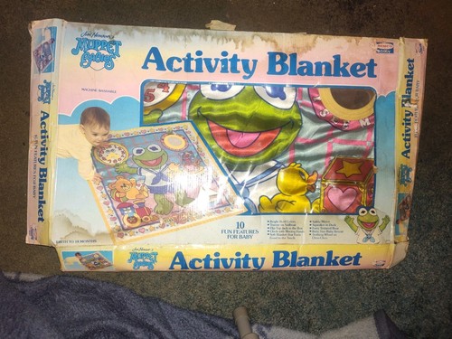 Vintage Remco 1989 Jim Hensen’s Muppet Babies Baby Play Activity Mat w/ box
