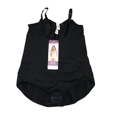 Curveez Ultra Shaping Hip Hugger Bodysuit Shapewear Black XL