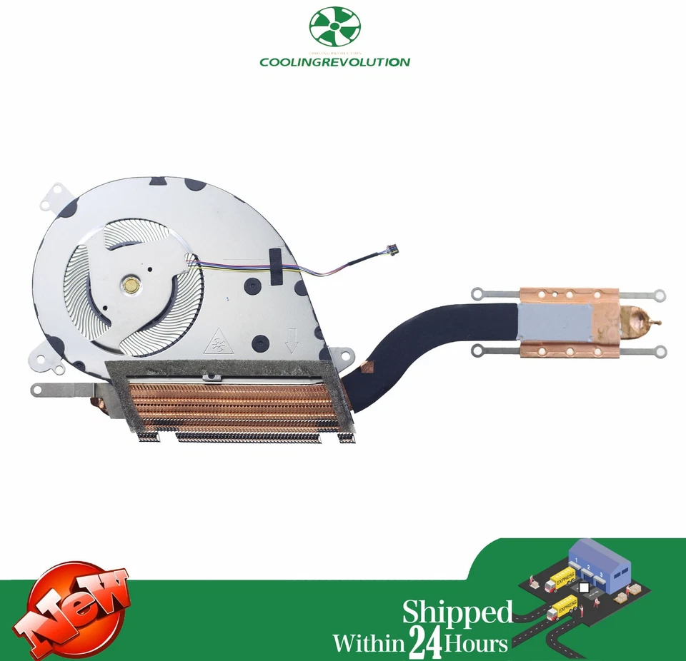 Laptop CPU Heatsink Fan for ASUS ZenBook UX3000E UX393E UX393EA UX393J - Image 2 of 3