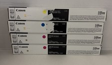 Canon GPR-61L Yellow Magenta Cyan Toner Cartridge Lot of 4