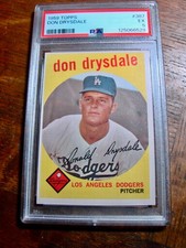 1959 PSA 5 Topps Set-Break #150 Don Drysdale