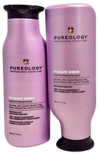 Pureology Hydrate Sheer Shampoo  Conditioner- Fine, Dry, Color-Treated Hair 9oz