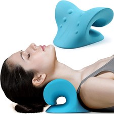 Neck and Shoulder Relaxer, Cervical Traction Device, Chiropractic Pillow Stretch