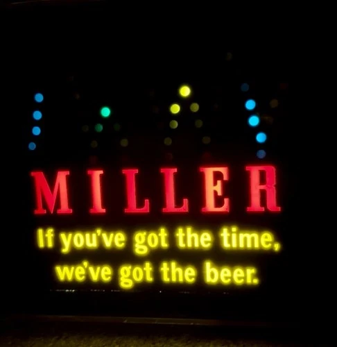 Vintage Miller Beer Lighted Animated Sign Works | Motion | See Video