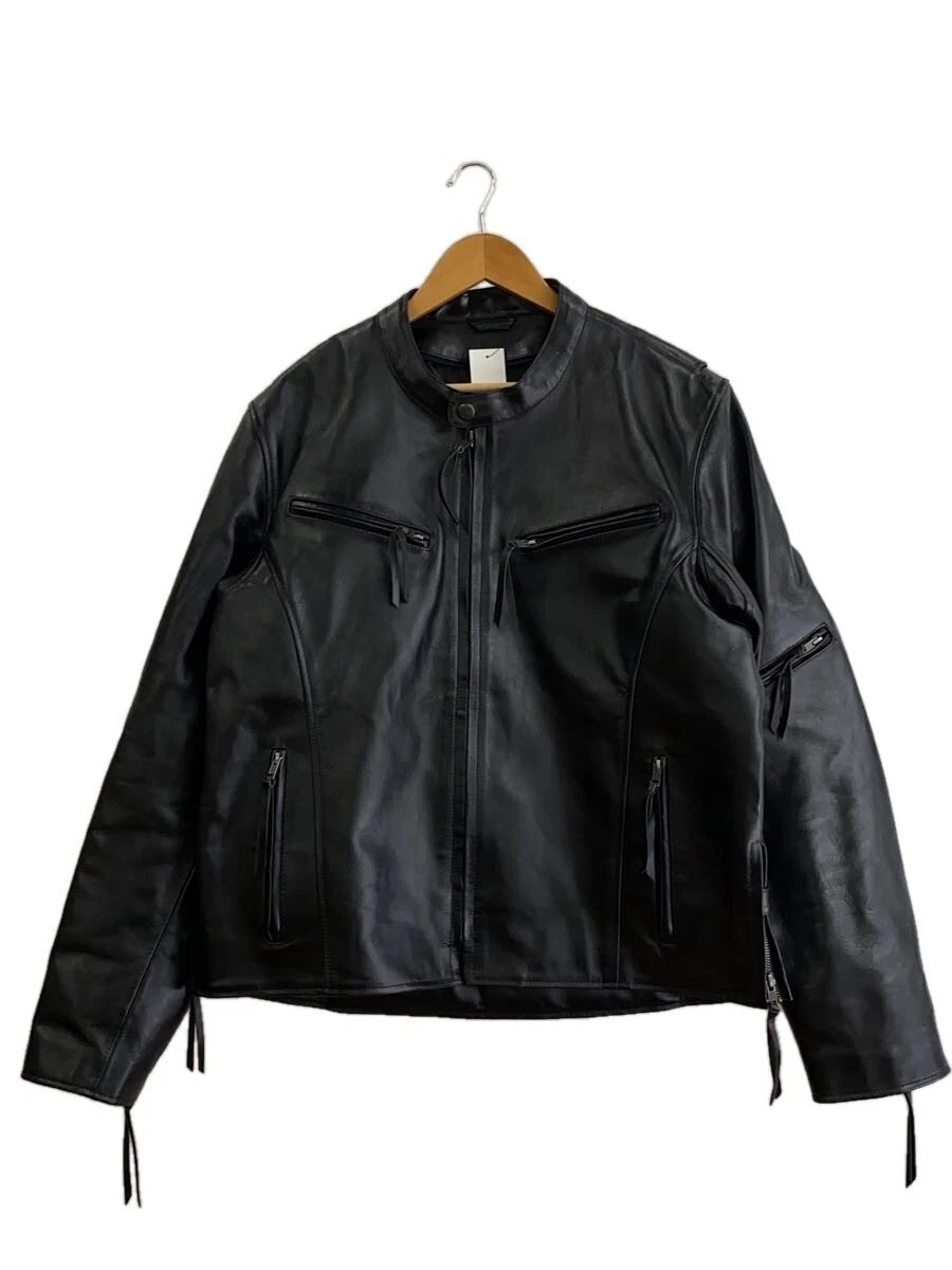 Liugoo Leathers Leather Jacket Blouson/Ll/Cowhide/Blk/Cw22-R-5// 3976 - product detail image 1