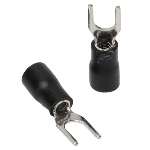 100PCS Insulated Wire Terminal U Type Fork Spade Electrical Crimping Copper. - Picture 7 of 24