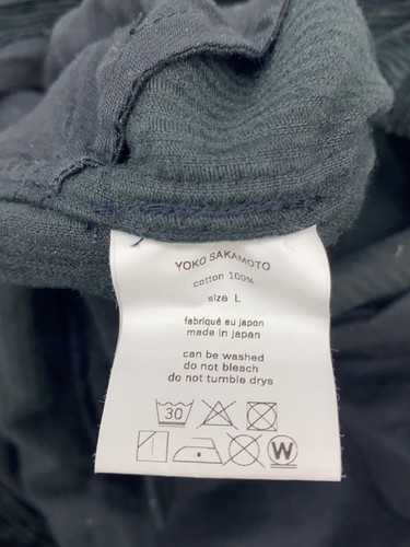 YOKO SAKAMOTO Other Bottoms L Corduroy Black Plain Used - Picture 4 of 4