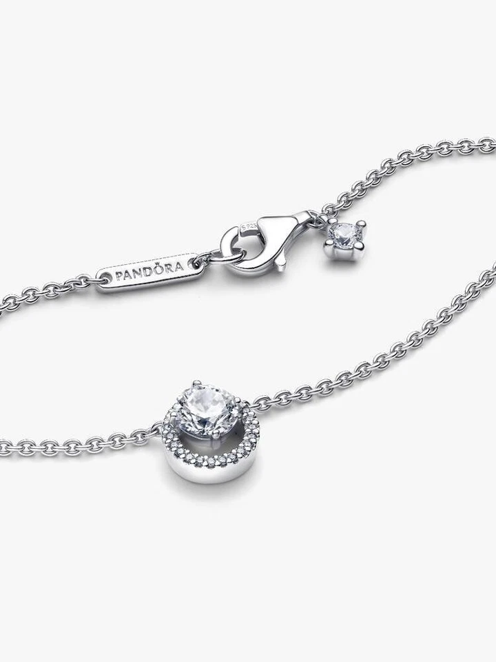 Pandora 391174C01-45 "Funkelnder Runder Strahlenkranz Collier" Halskette - Bild 3 von 4