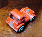 Vintage Matchbox Lesney Major Pack M-8 Thornycroft Tractor Red Gray Wheels...