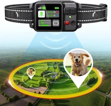 GPS Wireless Dog Fence System - Dog Collar, Electric Circular Fence for Dogs | S