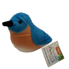 Wild Republic Audubon Birds Eastern Bluebird Plush with Sound 18230 NWT