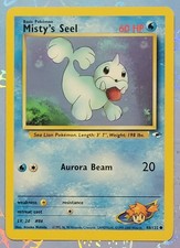 Misty's Seel 91/132 Gym Challenge Pokemon Card VLP