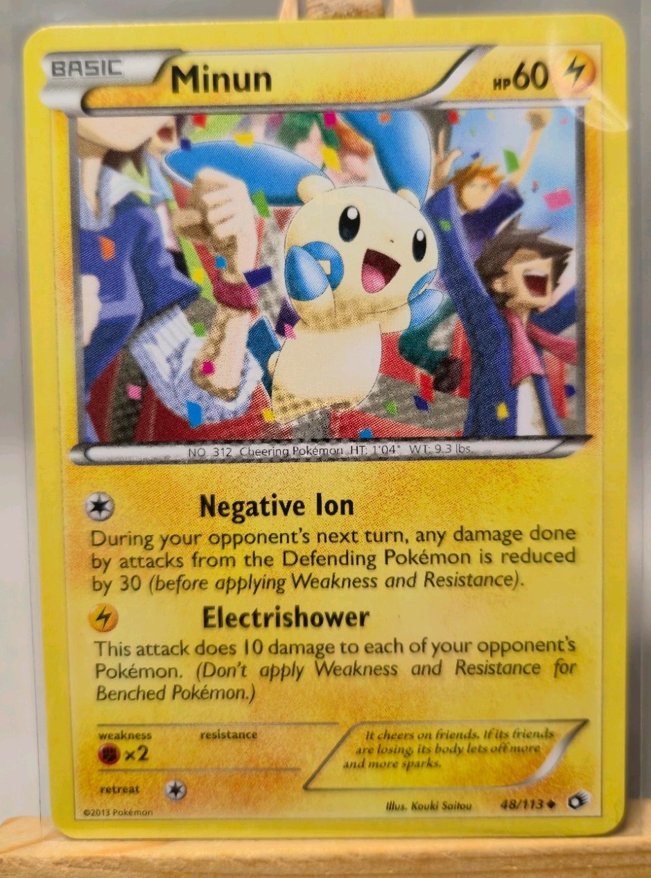 MINUN 48/113 N/M LEGENDARY TRASURES POKEMON ENGLISH VINTAGE