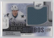 2015-16 Upper Deck Ice Rookie Relic Jumbos 298/299 Nikolay Goldobin #RRJ-NG 0f8