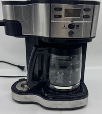 Hamilton Beach [49980A] 2-Way Brewer Coffee Maker, Single-Serve and 12-Cup Pot
