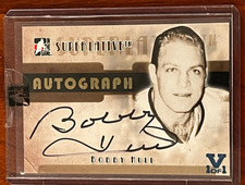 Bobby Hull Superlative Auto Gold 1 of 1 2007-08 In The Game [M028]