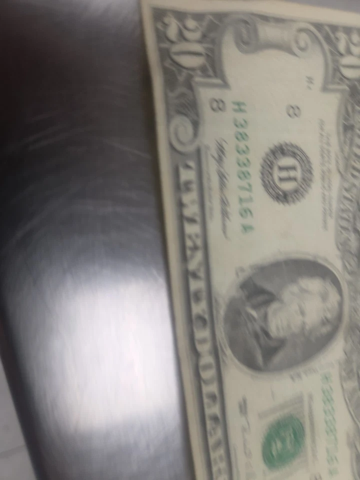 Billete de veinte dólares Seris 1995 de colección Foto 3 de 4