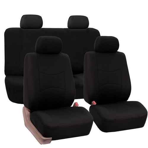 Universal Komplettset & Kopfstütze Sitzbezüge Vorder&Rückbank für Auto LKW SUV - Picture 3 of 23