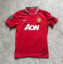 Nike Manchester United Chicharito #14 Red Soccer Jersey Men’s L Barclays PL
