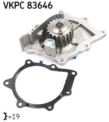 SKF Wasserpumpe VKPC 83646 für CITROËN DS  passend für FIAT FORD FORD USA