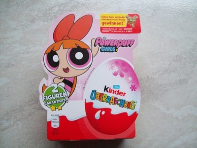 Ü -Ei  Kinderüberraschung  4er Pack   Powerpuff  Girls   2 Figuren Garantiert,