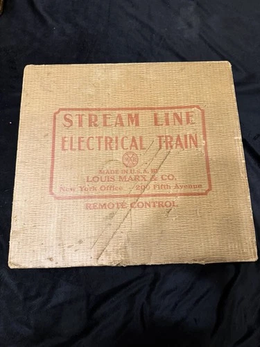 Antique Marx O Scale Tin Steam Train Set No. 25224