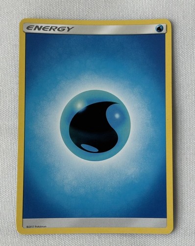 Pokémon TCG Water Energy Sun & Moon Regular Card NM 2017 
