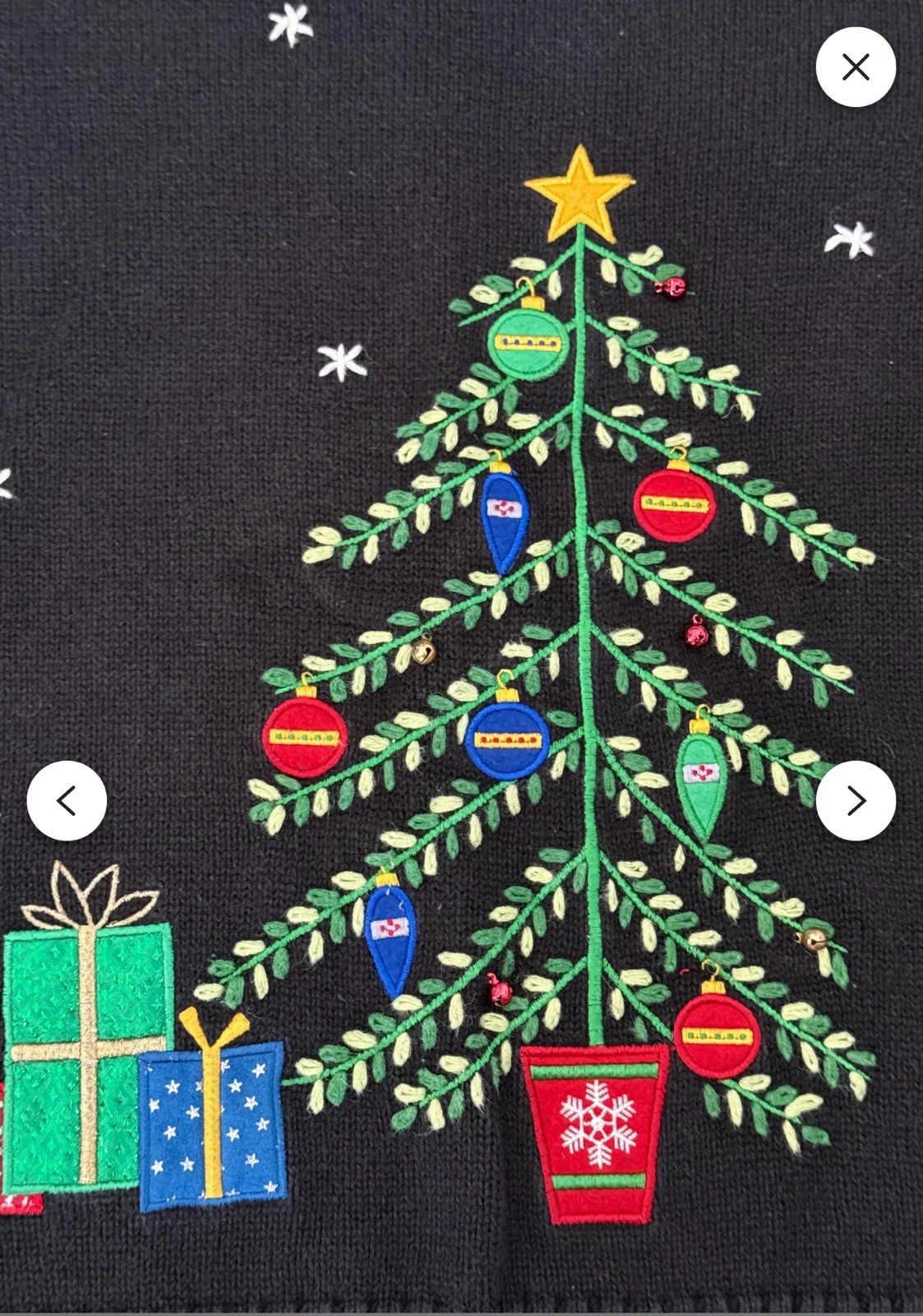 Vintage Christmas Classic Elements Turtleneck Swe… - image 2