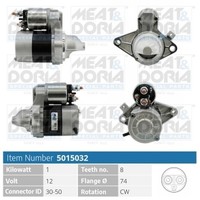 Anlasser Starter Meat & Doria 5015032 12V FüR Toyota Aygo KGB10_ KGB10R Gpl 107