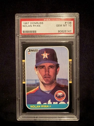 1987 Donruss - Nolan Ryan #138 - PSA 10 Astros  Rangers Angels HOF