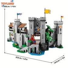 4514PCS Lion King Knight's Medieval Castle Model MOC Building Block Toys