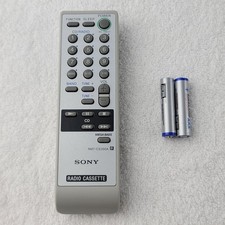 Sony RMT-CS350A Remote CFD-S350 Radio Cassette Boombox Tested w/ New Batteries