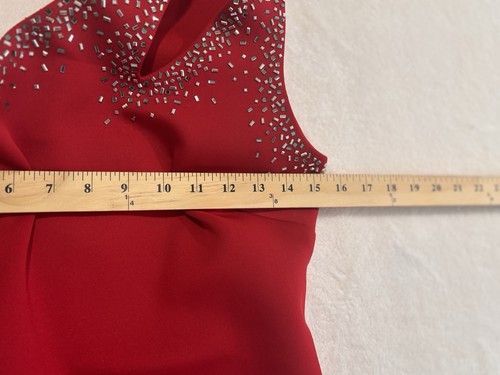 Calvin Klein Damen Kleid Größe 6 Rot 3S1588 - Bild 2 von 8