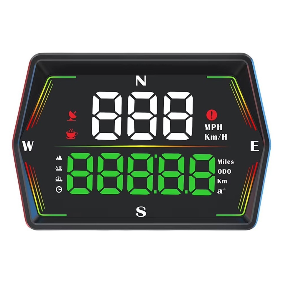 Night Driving Digital Speedometer 10Hz High Refresh Rate Compact ...