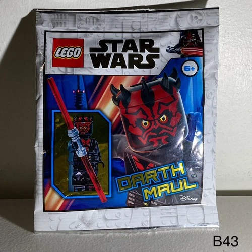LEGO Star Wars: 912285 LE Sith Dark Darth Maul Polybag Foil Figure Complete Set