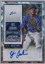 2015 PANINI CONTENDERS DRAFT TICKET AUTOGRAPH CRACKED ICE #21 ERIC JENKINS #2/23