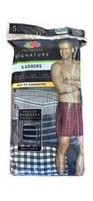 Fruit of the Loom Men's Signature Collection Premium Eversoft Boxers 5-Pack (2X)