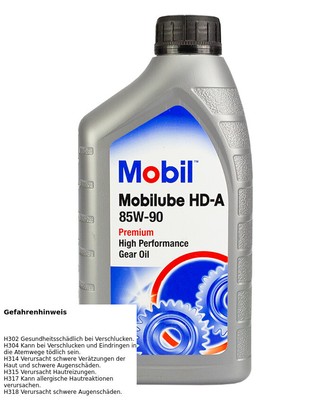 MOBIL 1 GETRIEBEÖL MOBILUBE HD-A 85W-90 PREMIUM HIGH PERFORMANCE 142831 1L