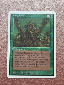 Living lands unlimited MTG  Magic the gathering