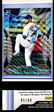 2019 Panini Prizm Tier III Blue Wave #263 Duane Underwood /60 RC Rookie Ser 1/60